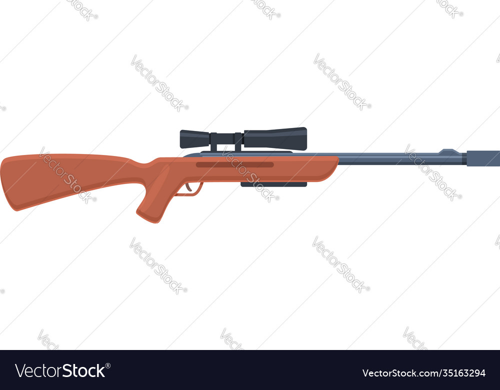 Special sniper weapon icon cartoon style Vector Image