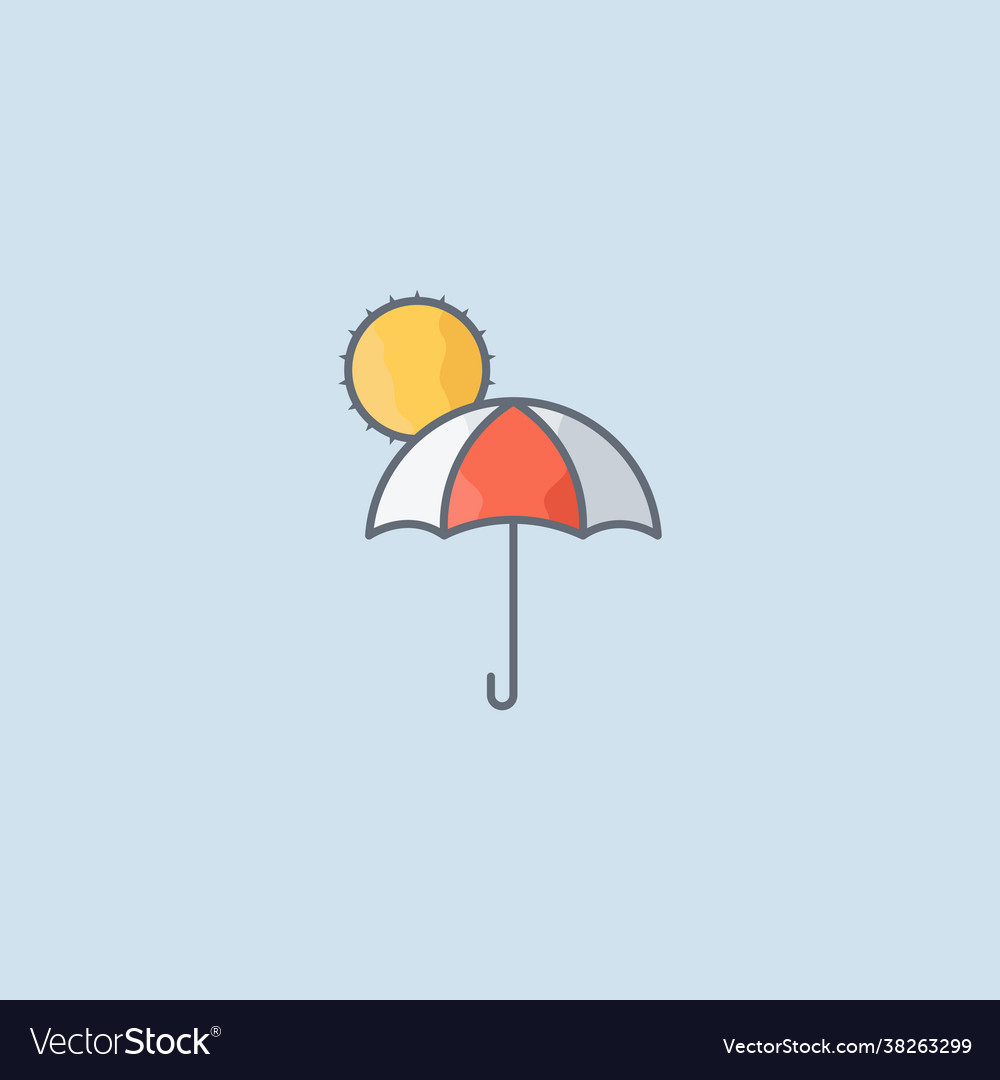 Weather Umbrella Royalty Free Vector Image - Vectorstock