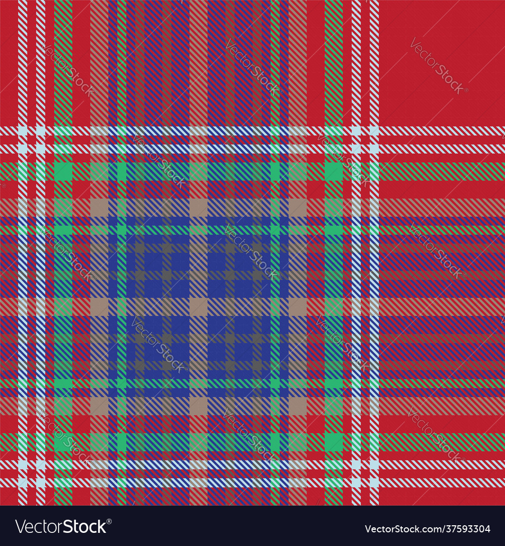 Colourful plaid textured seamless pattern Vector Image