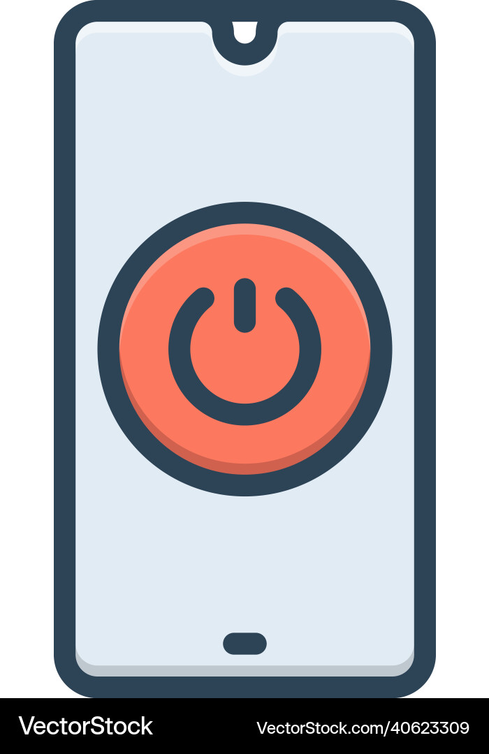 Icon for onoffpower switch Royalty Free Vector Image