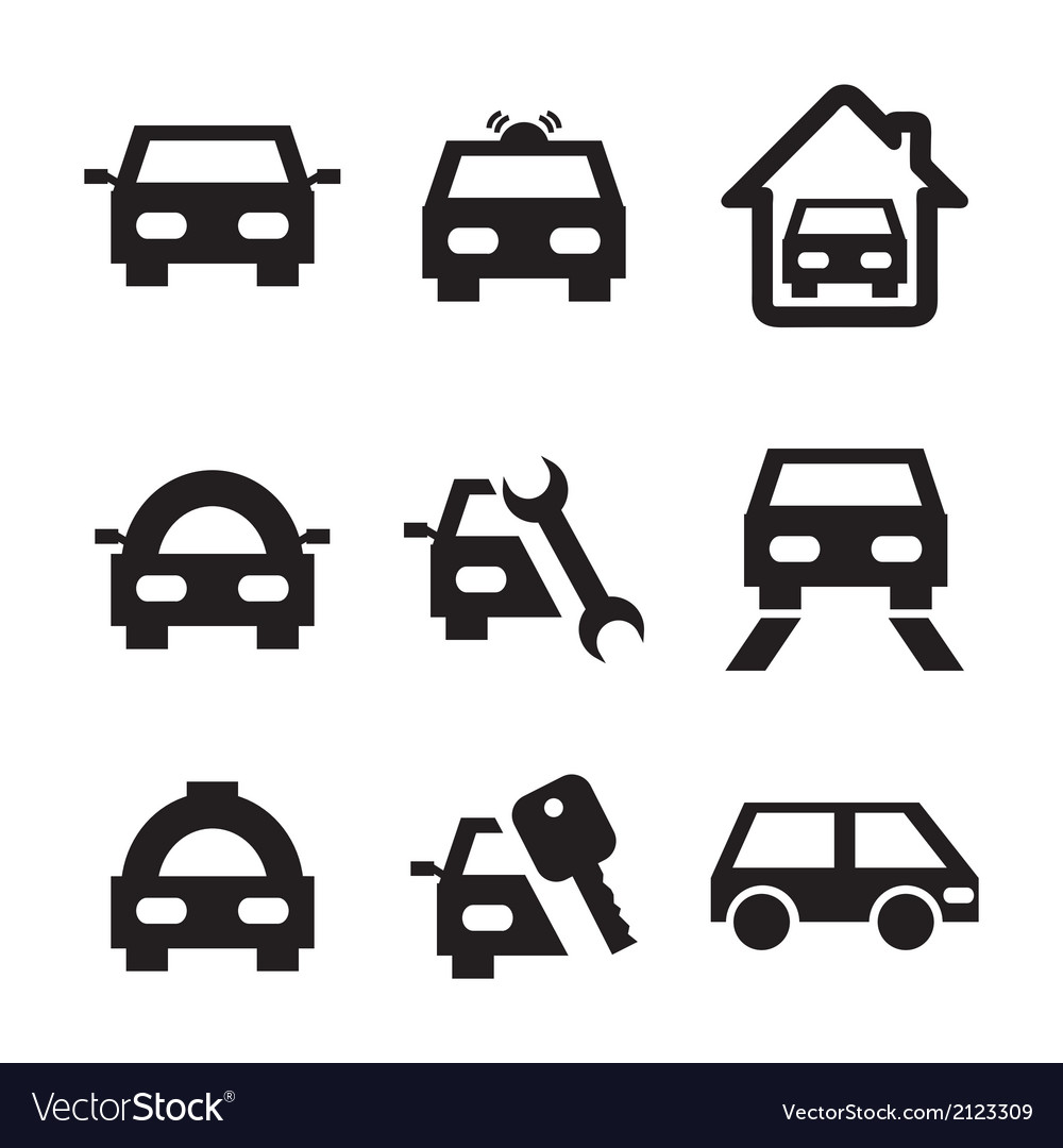 Transport icons isolated over white background Vector Image