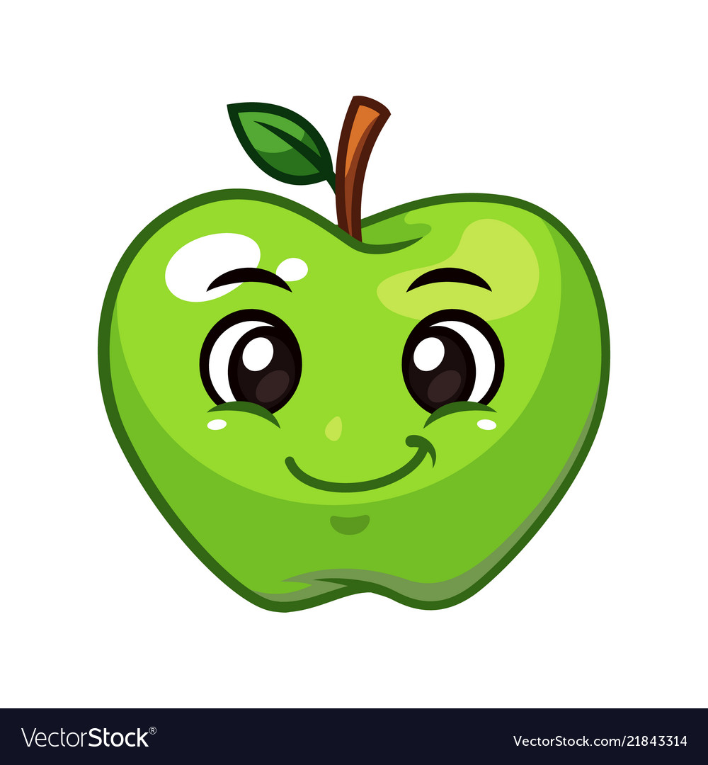 Green apple fruit