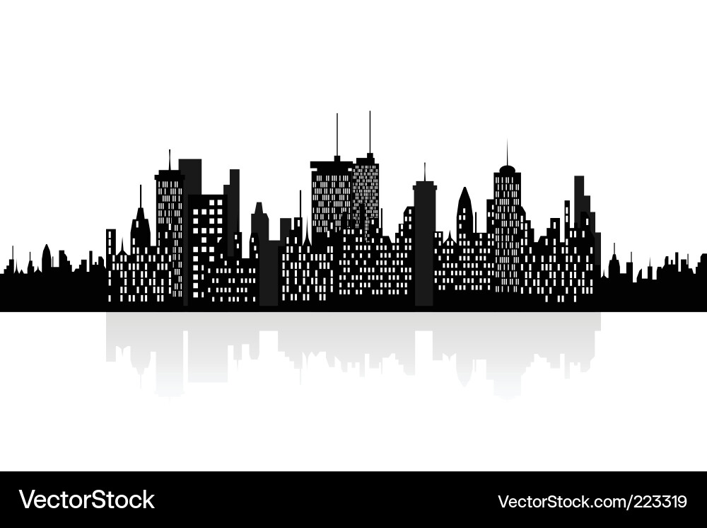Cityscape Royalty Free Vector Image - VectorStock