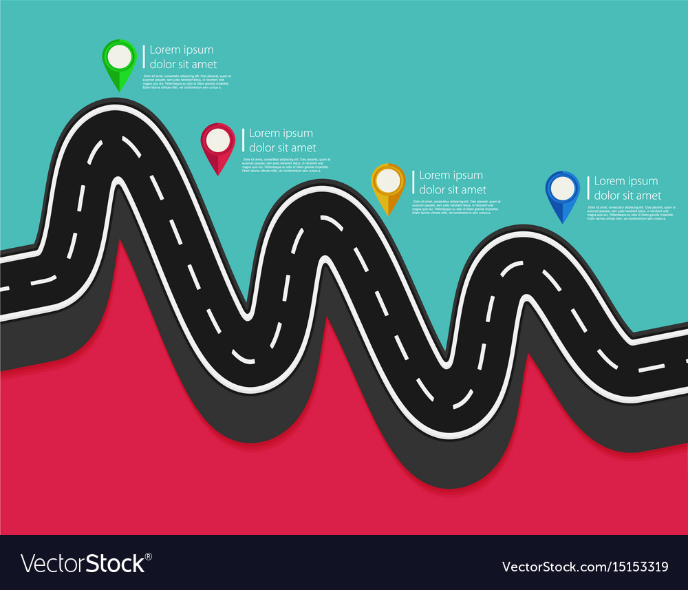 Design template with pin pointer and place