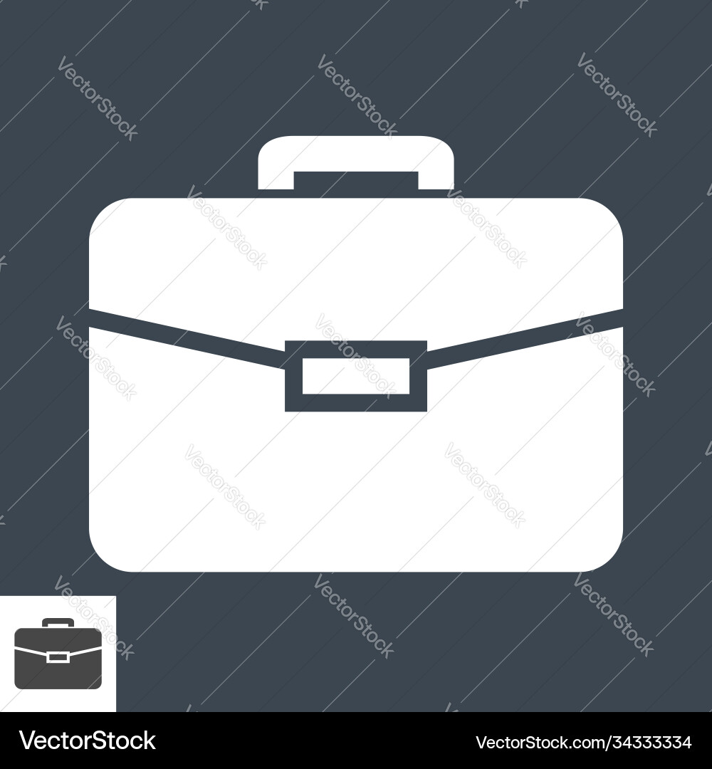 Briefcase icon Royalty Free Vector Image - VectorStock