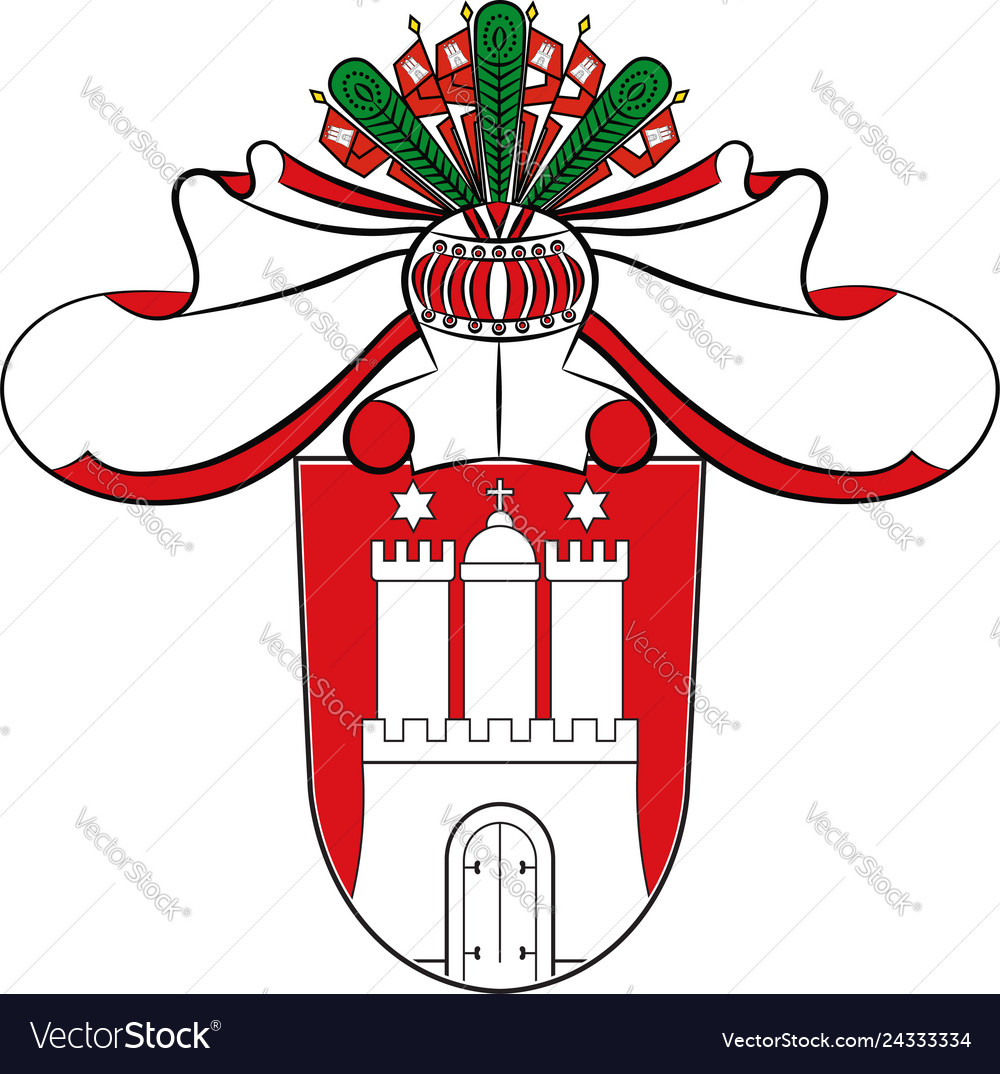 Coat of arms hamburg germany