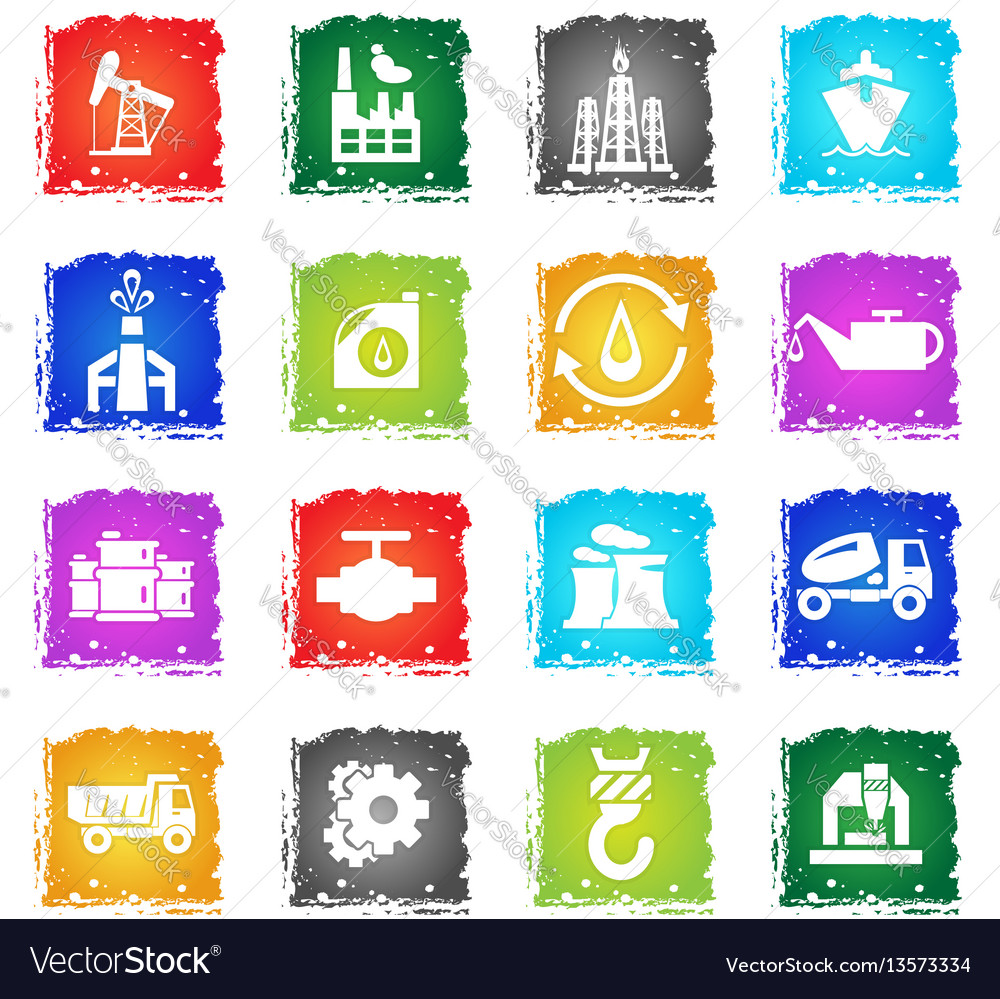 Industrie Icon Set