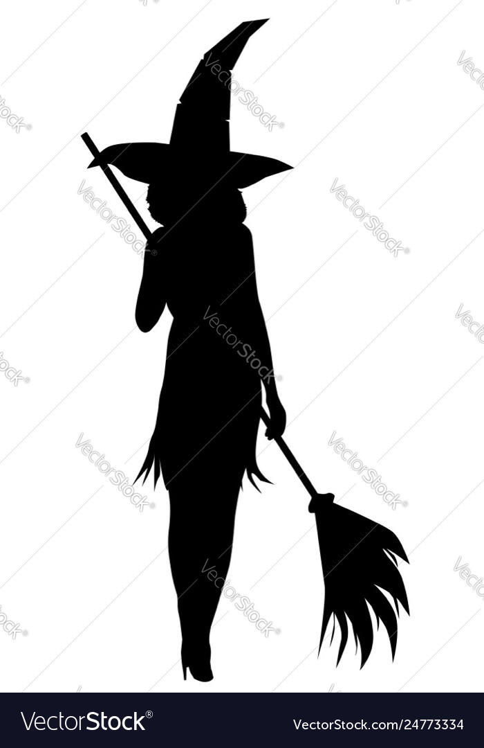 Sexy Witch Royalty Free Vector Image Vectorstock