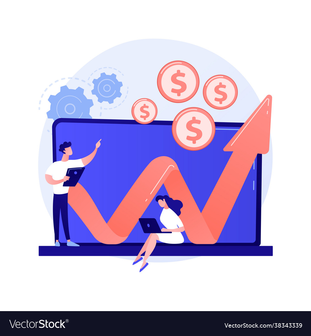 Investment fund abstract concept Royalty Free Vector Image