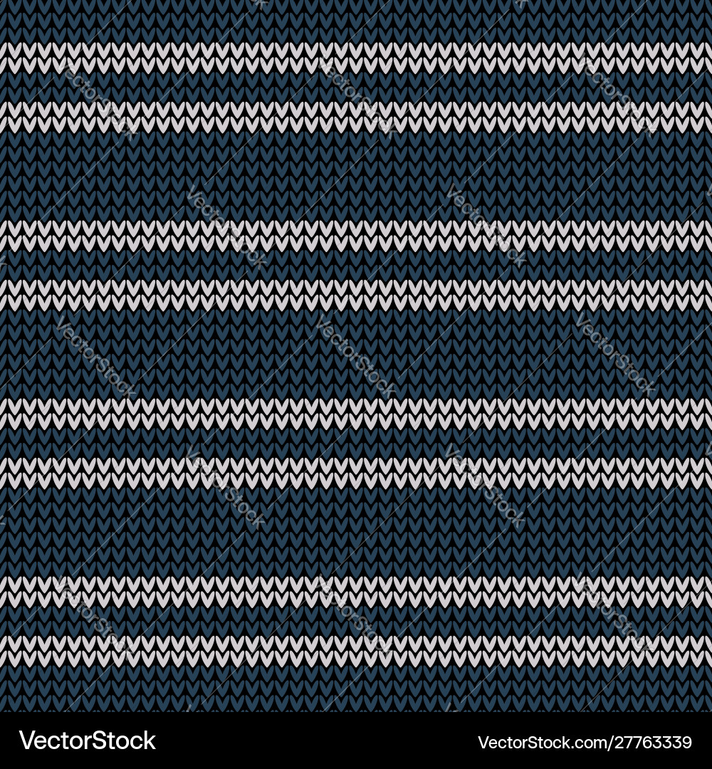 Winter knitted pattern background Royalty Free Vector Image