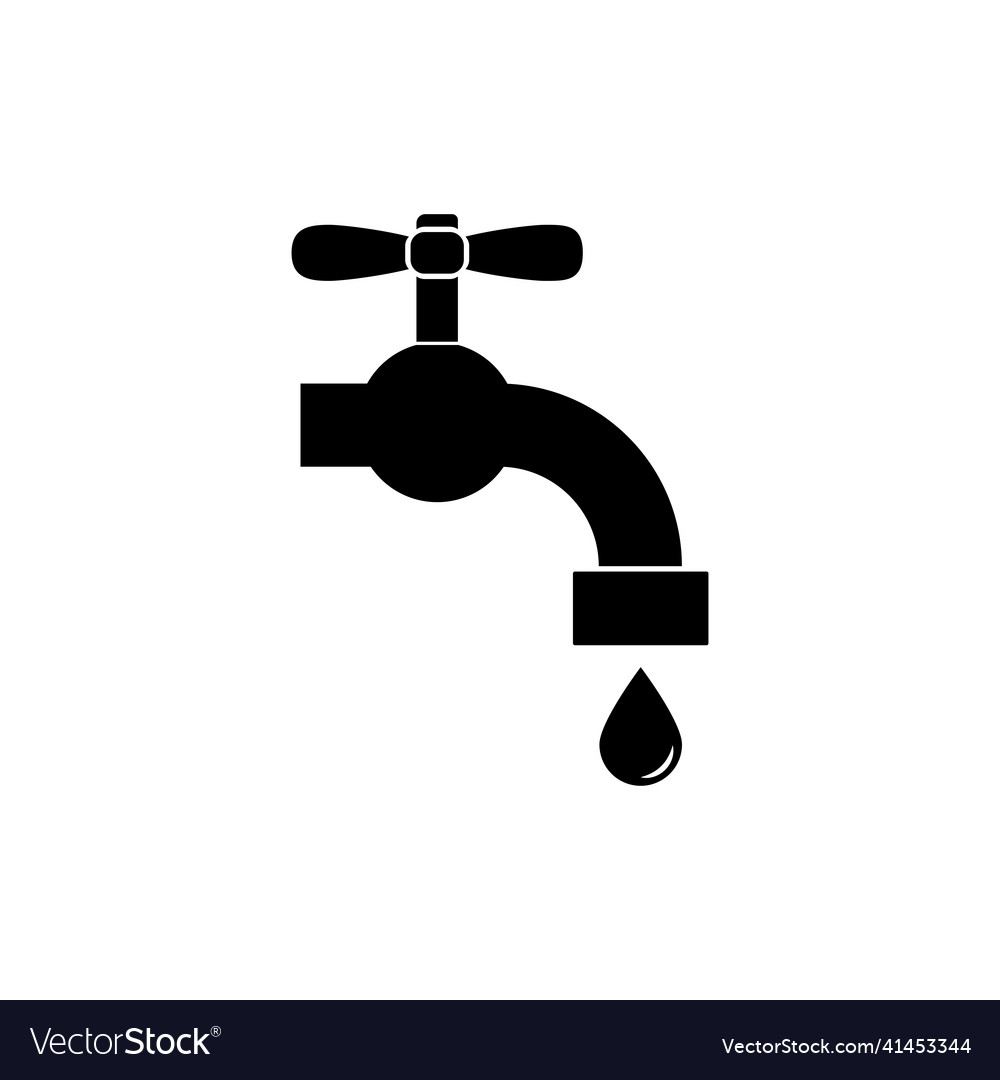 Kitchen faucet icon for your design logo Vector Image