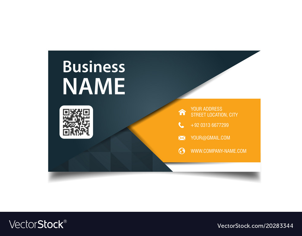 v background and card Modern orange black business