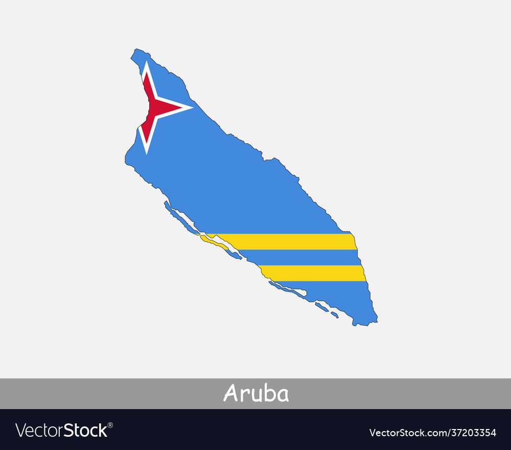 Aruba map flag