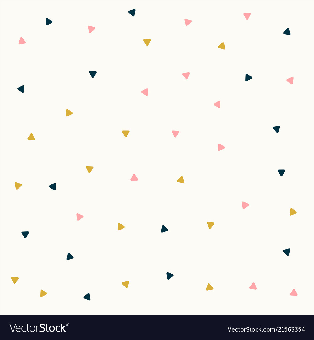 Minimal triangle pattern design in pastel colors