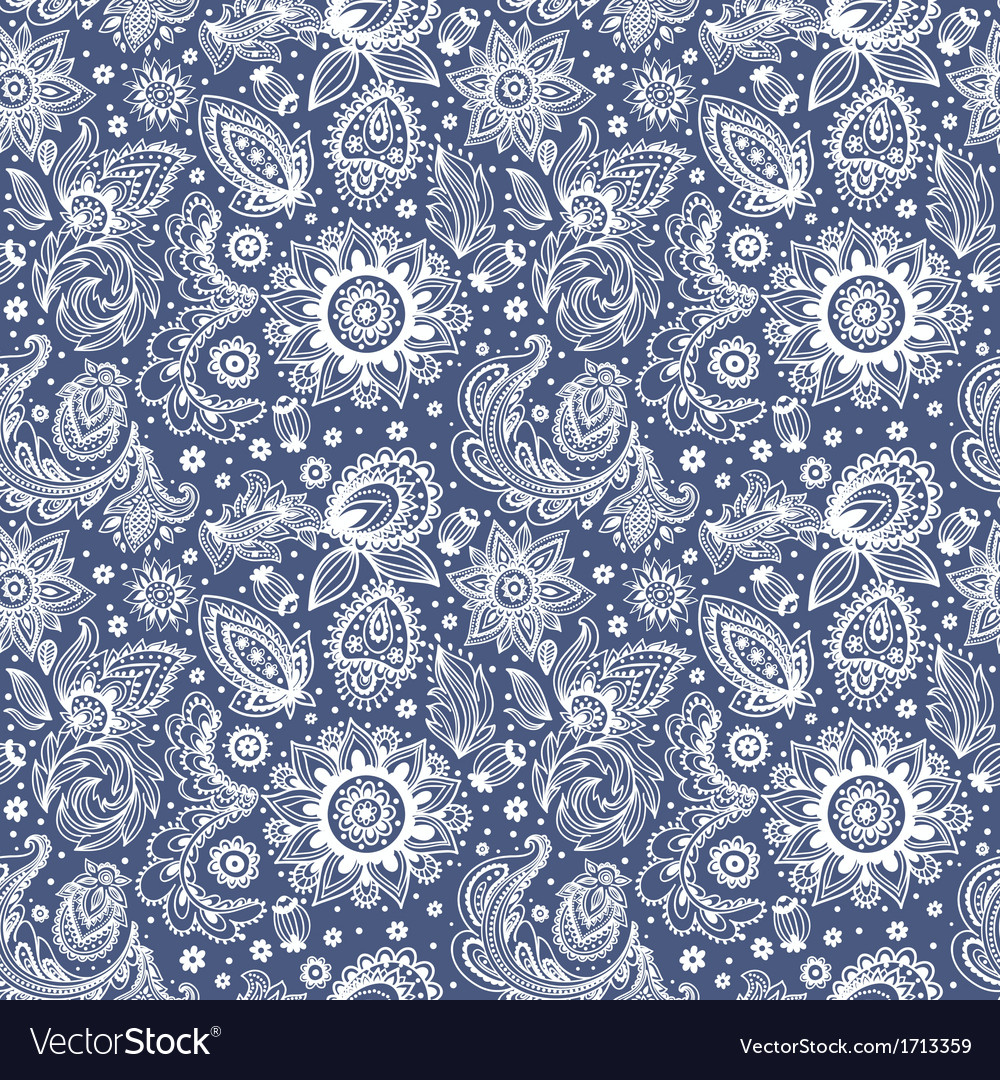 Beautiful floral pattern Royalty Free Vector Image