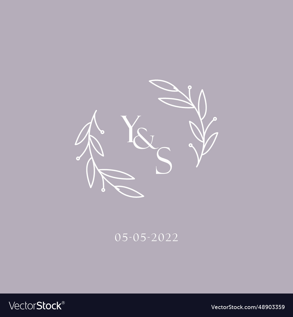 initials-ys-wedding-monogram-logo-inspiration-vector-image