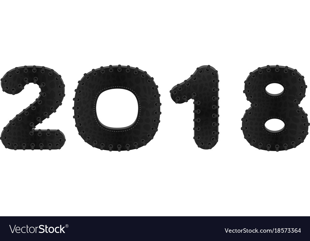 2018 black leather new year symbol bdsm fetish