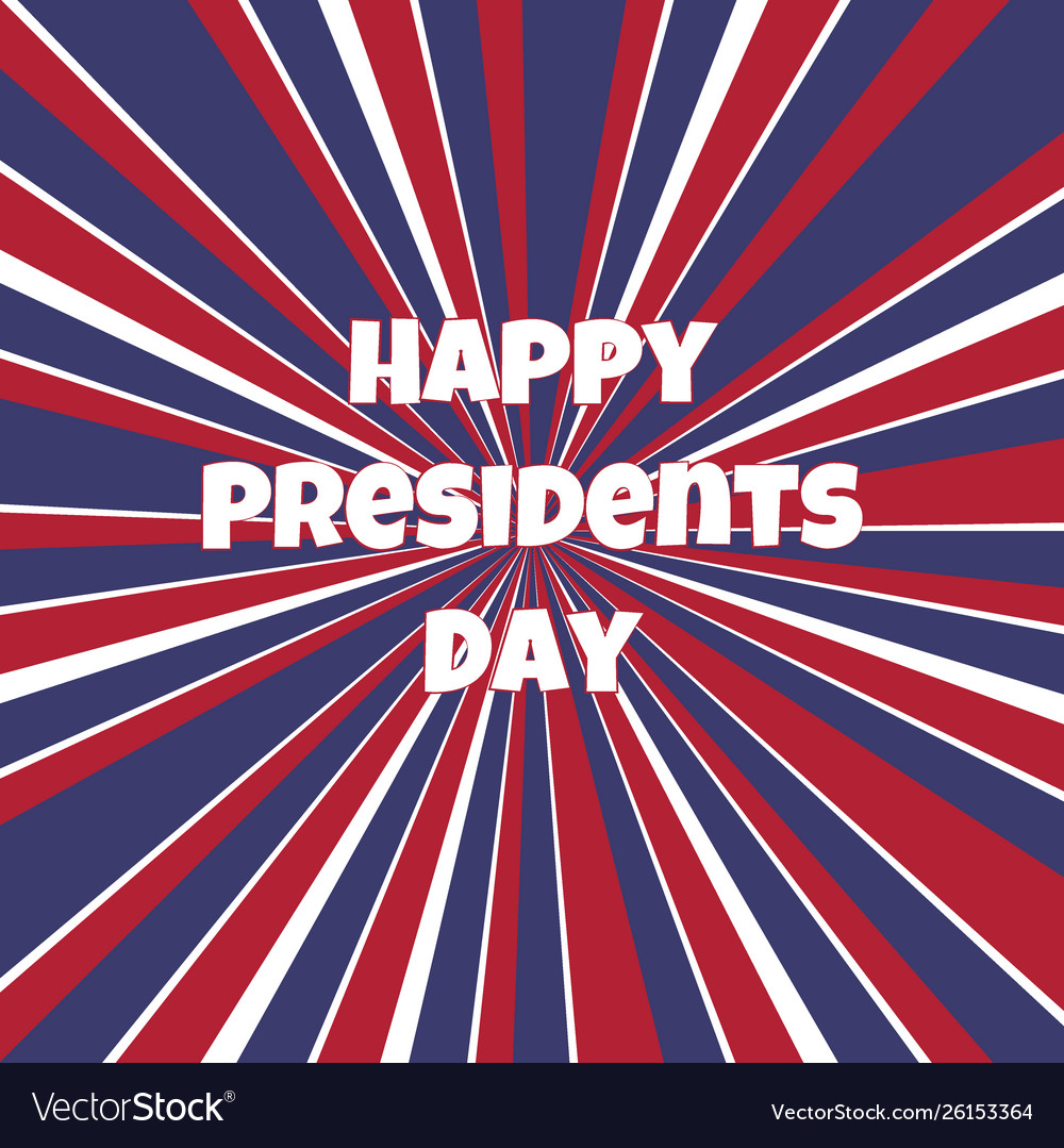 Happy presidents day background template