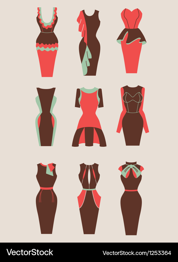 modern retro dresses