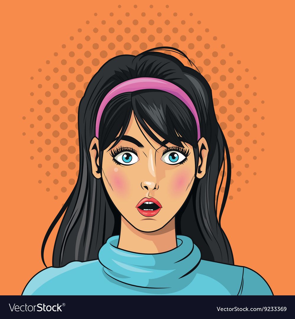 People design pop art icon retro and colorful Vector Image