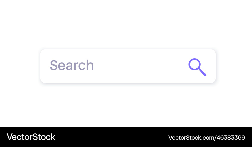 Search Box Control Search box control Royalty Free Vector Image - VectorStock
