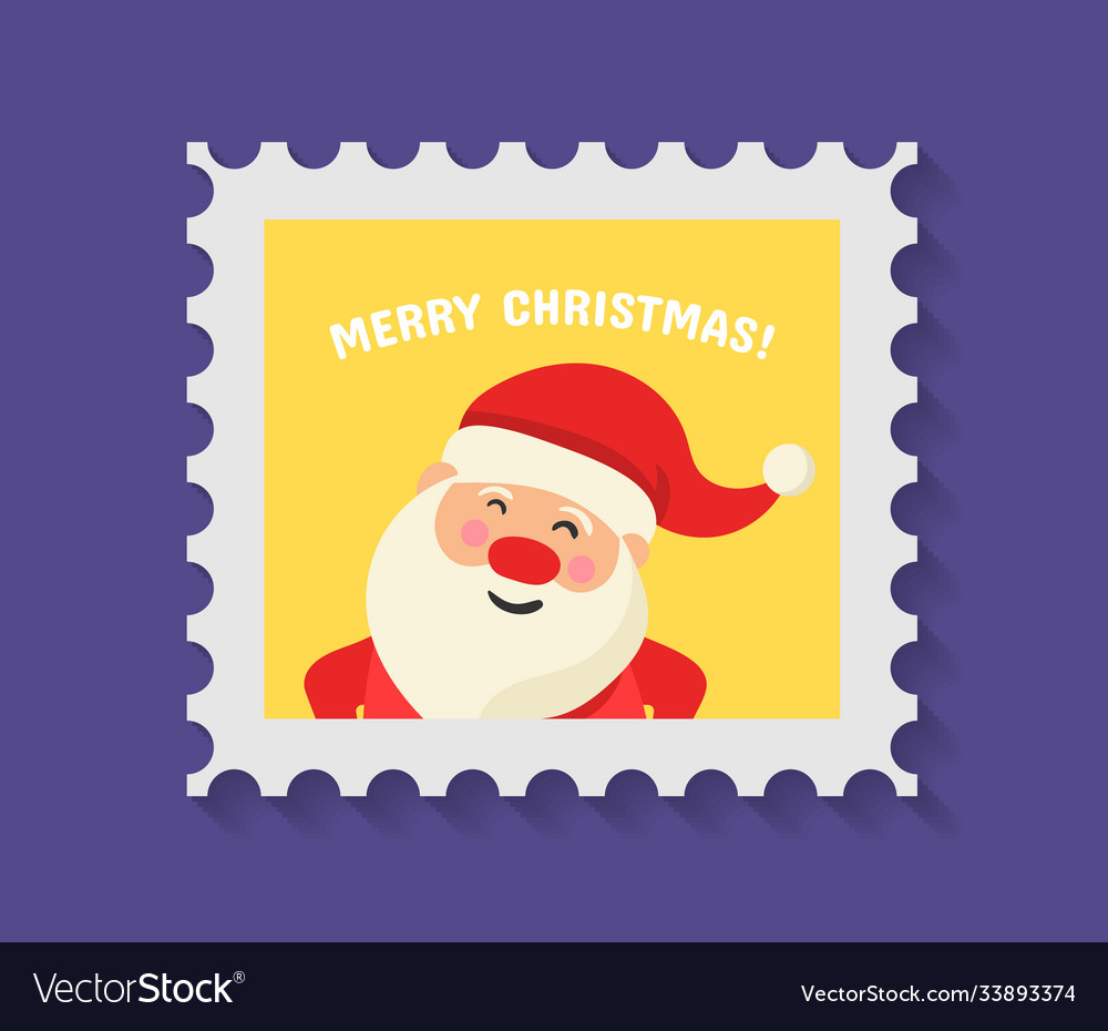 Christmas merry stamp