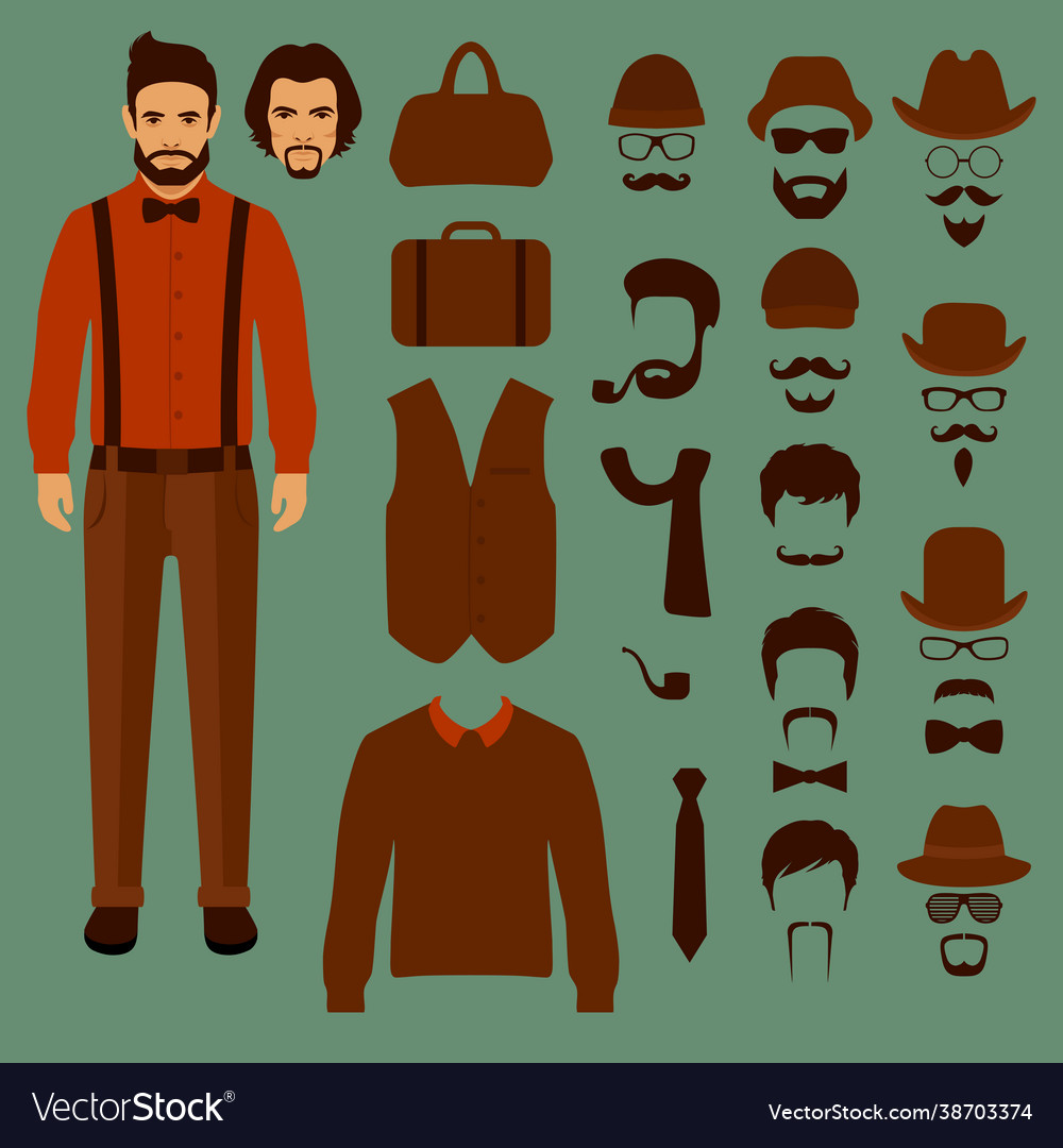Man character Royalty Free Vector Image - VectorStock