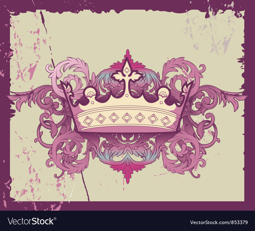 Grunge Crown Royalty Free Vector Image - VectorStock