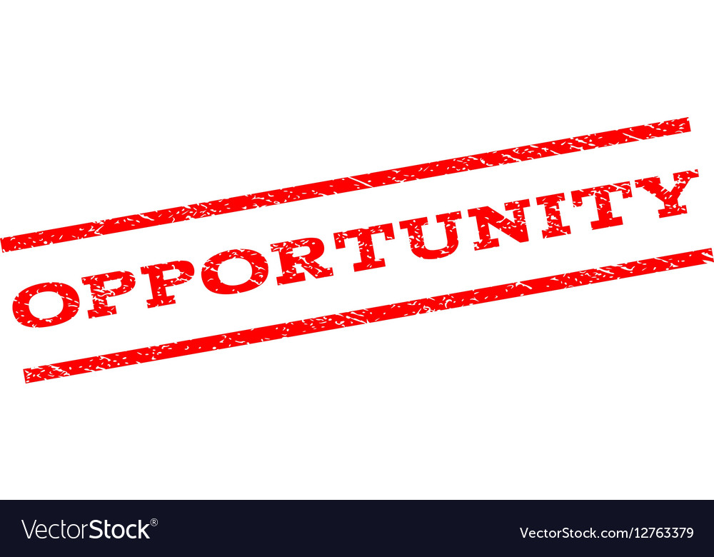 Opportunity watermark stamp