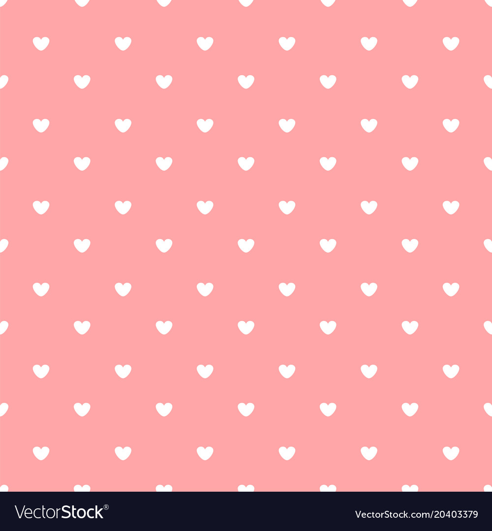 White hearts on pink background Royalty Free Vector Image