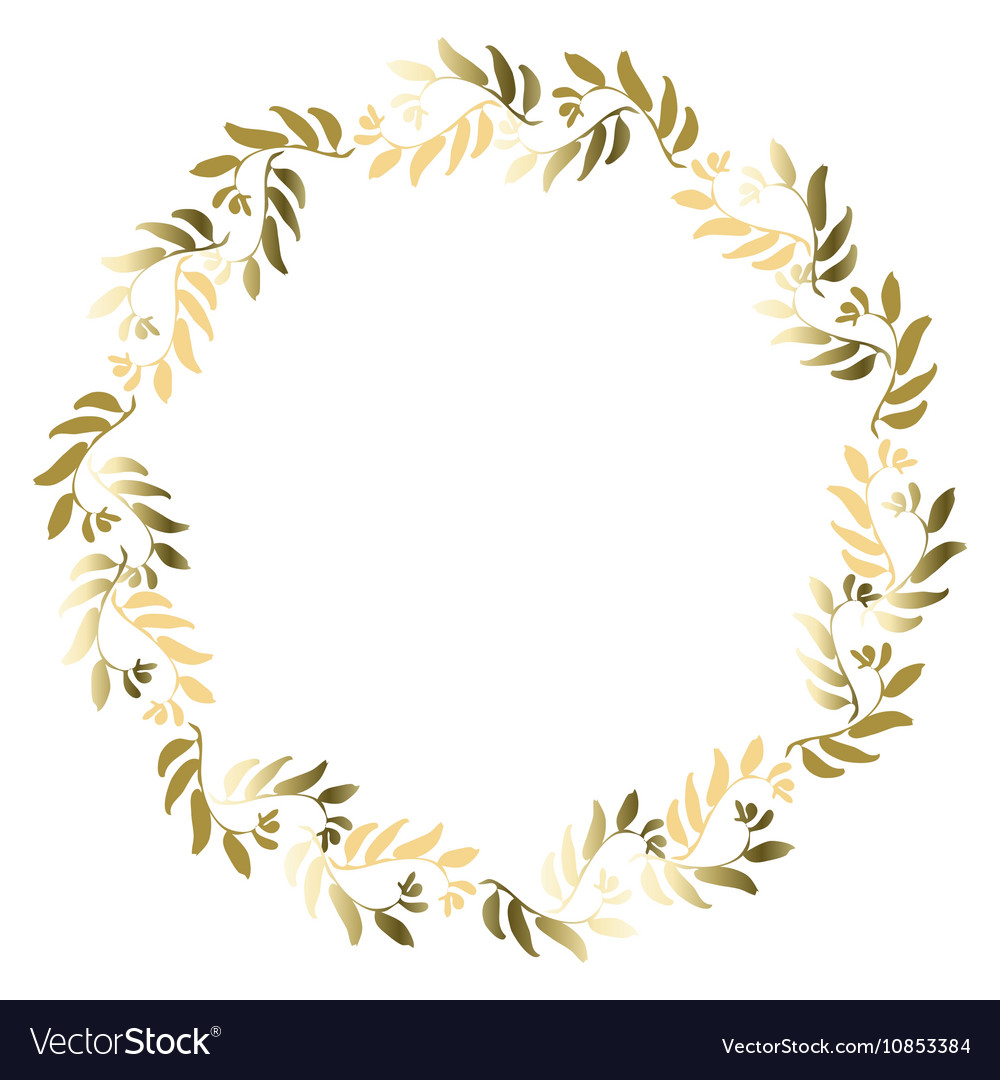 floral circle frame royalty free vector image vectorstock vectorstock