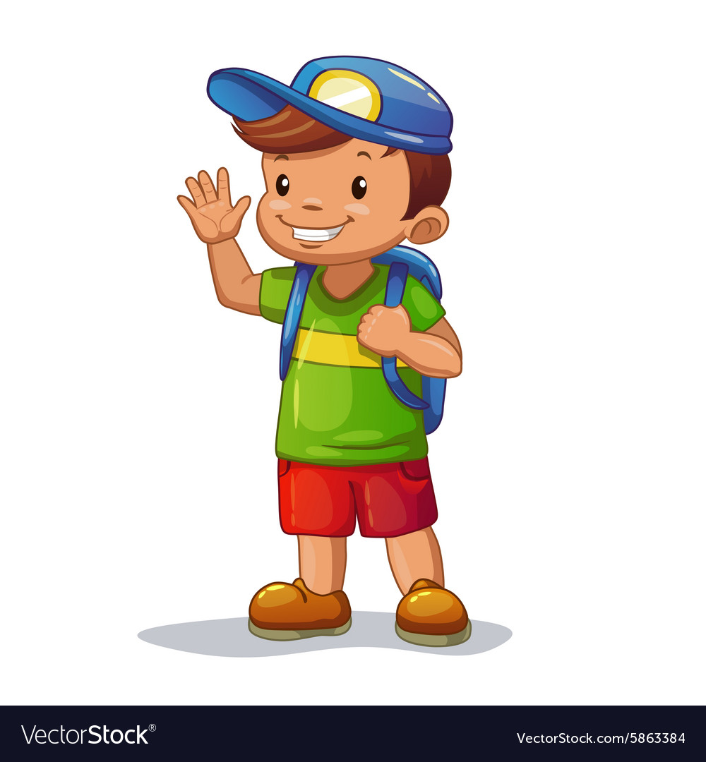 Schoolboy With A Backpack Walking Stock Photo  Download Image Now  Child  Walking Boys  iStock