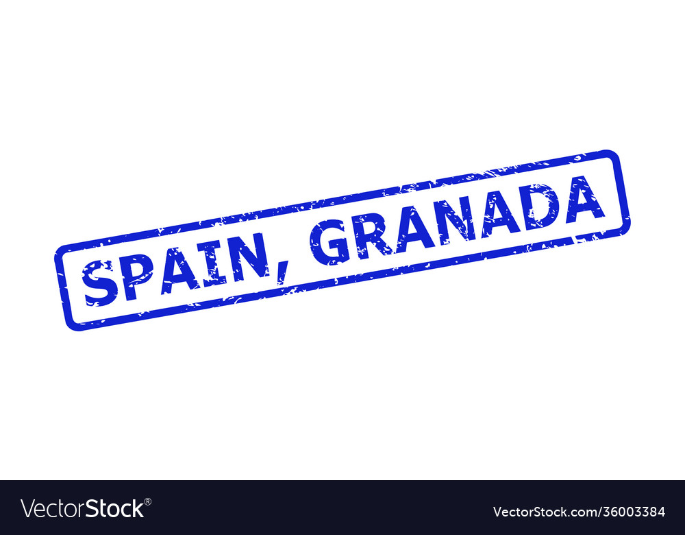 Spain granada stamp seal with corroded texture