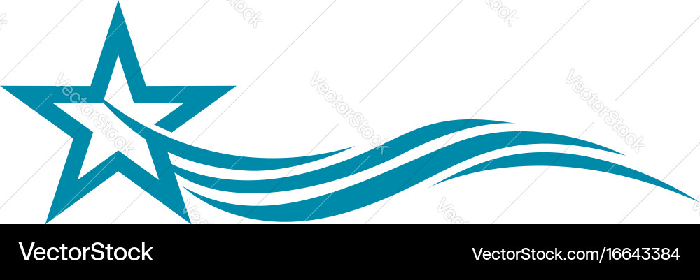 Star logo template Royalty Free Vector Image - VectorStock
