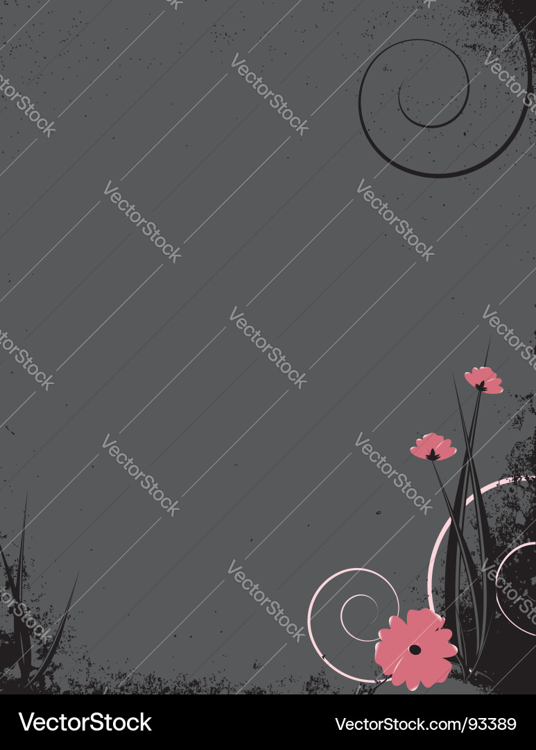 Flower background Royalty Free Vector Image - VectorStock