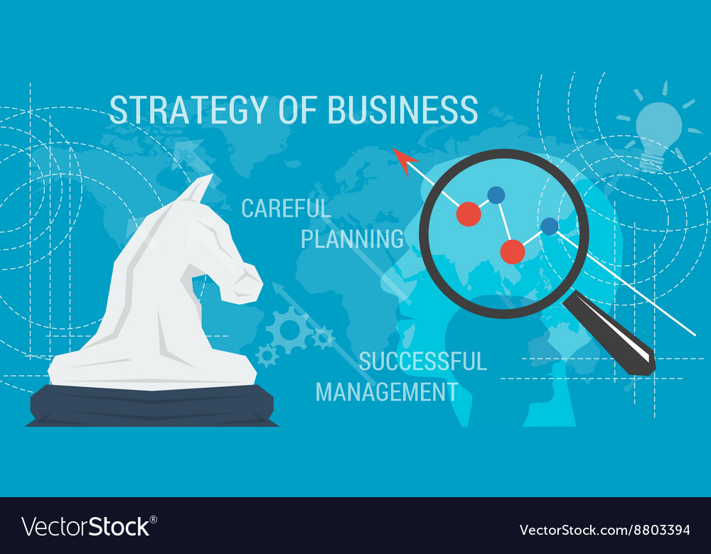 Business concept background strategy