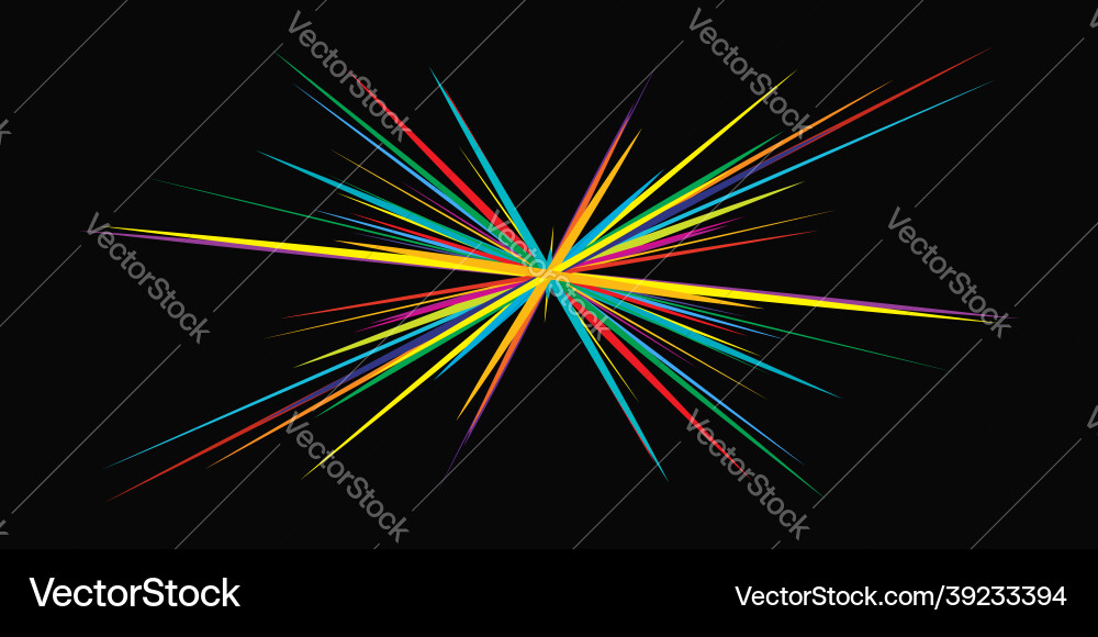 Dynamic eccentric comic burst action Royalty Free Vector