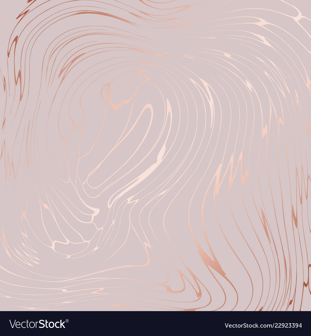 Rose gold abstract decorative background Vector Image