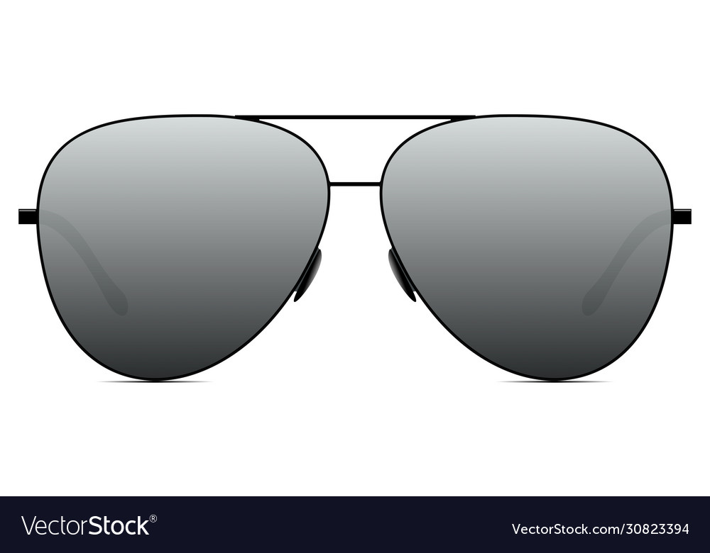 Sunglasses realistic on a background