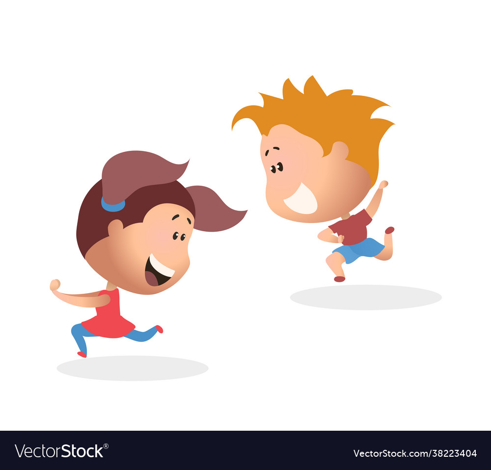 kids playing tag clip art - Clip Art Library