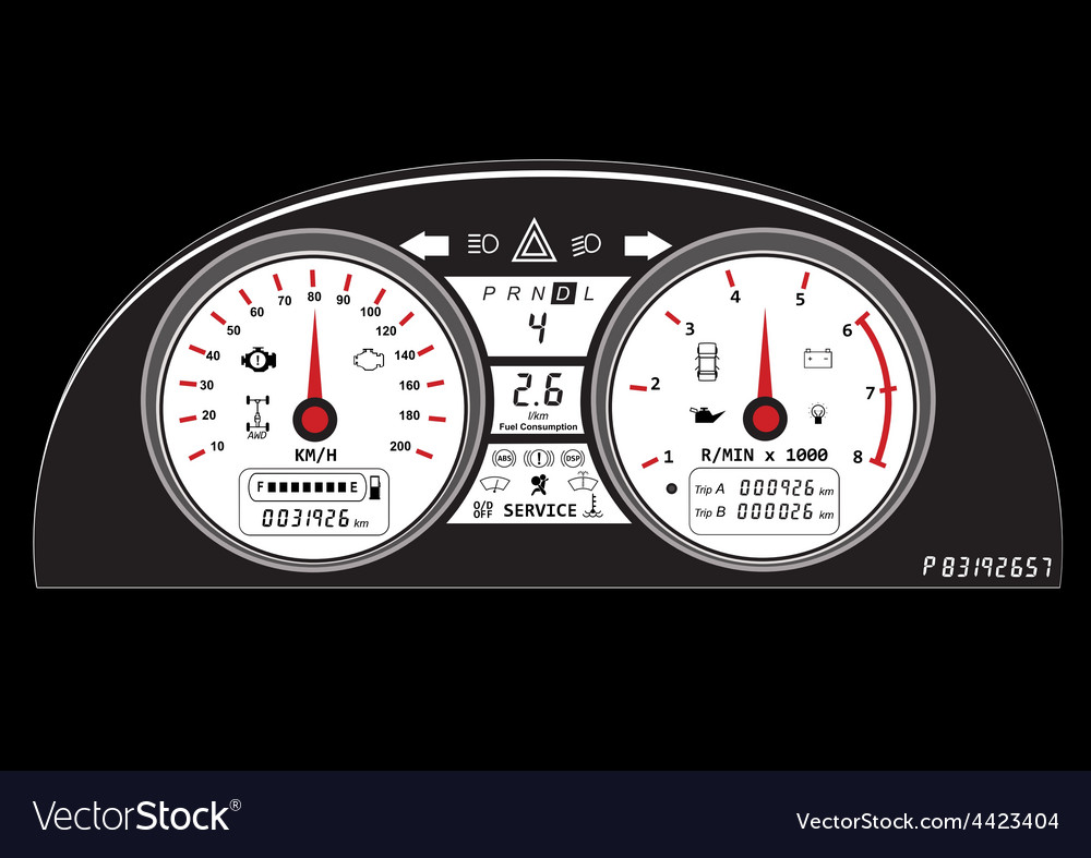 Dashboard Royalty Free Vector Image - VectorStock