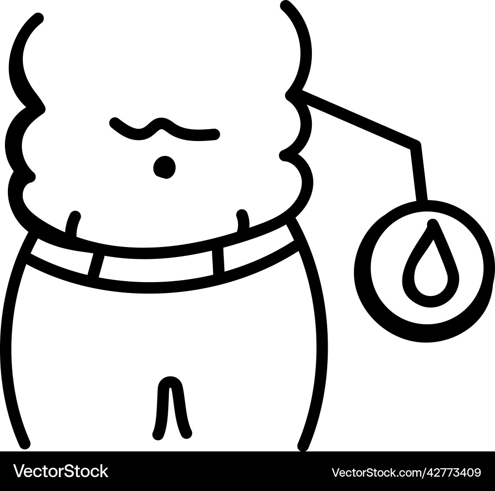 Dehydration Royalty Free Vector Image - VectorStock