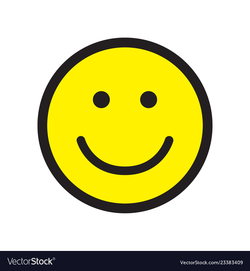 Download Smile icon happy face symbol Royalty Free Vector Image