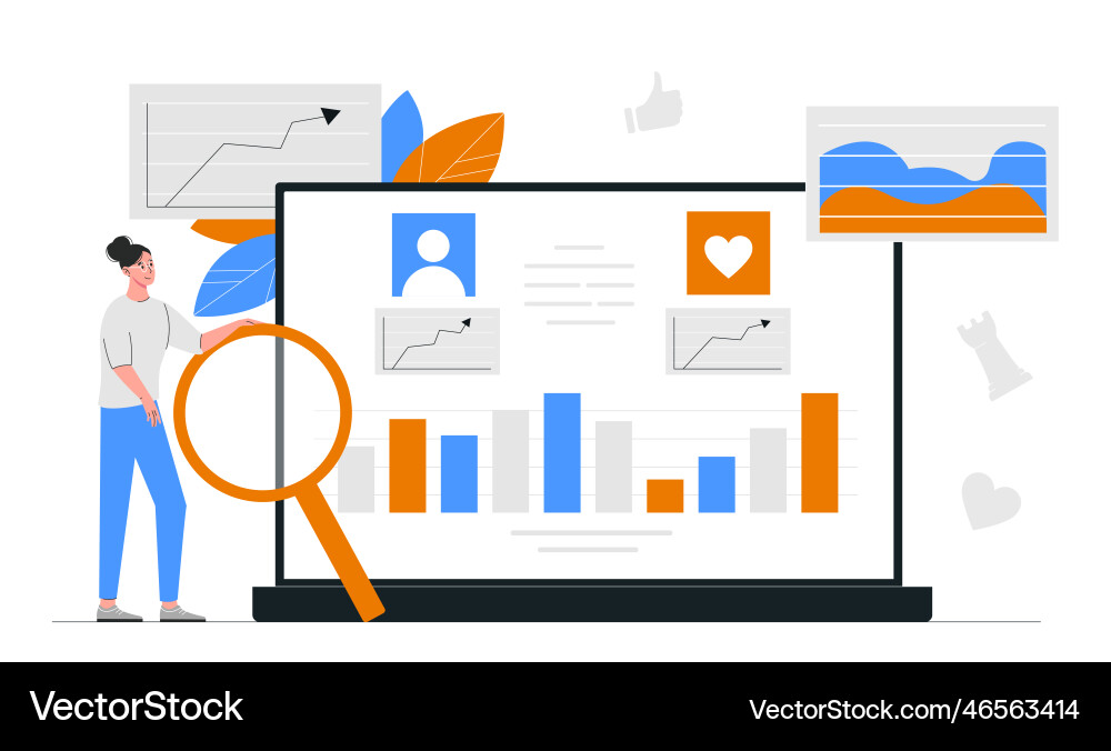 Advertising social network Royalty Free Vector Image