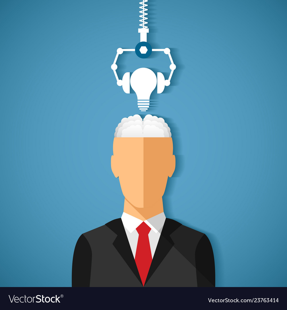Concept creative training Royalty Free Vector Image Concept creative training vector image on VectorStock