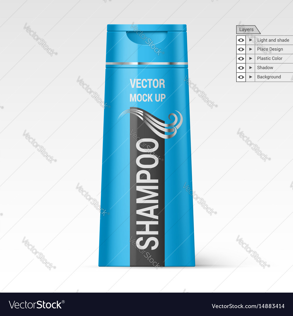 Plastic bottle shampoo