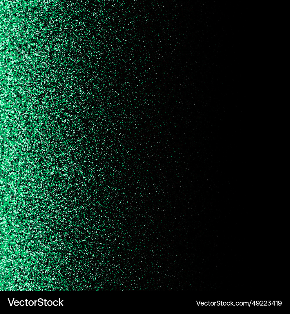 Explosion of shiny green circles isolated Vector Image