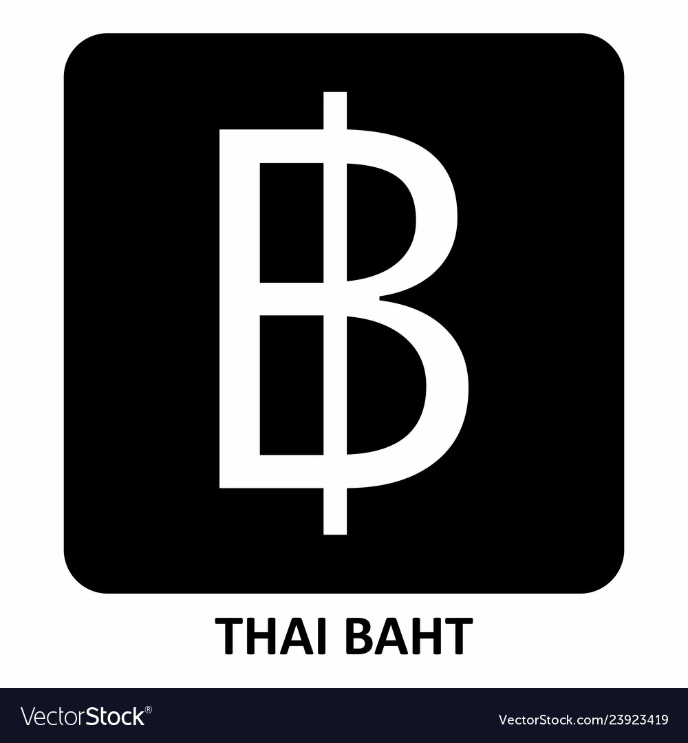 Thai baht currency symbol