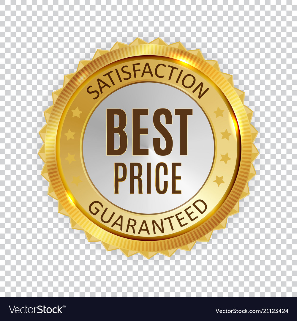 Best price golden shiny label sign