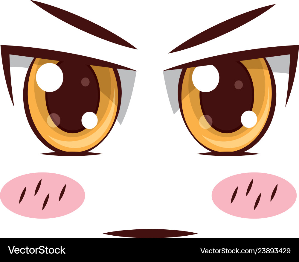 Face expression cartoon Royalty Free Vector Image